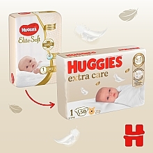  Підгузки Huggies Extra Care 1 (2-5 кг), 50 шт - Huggies — фото N4