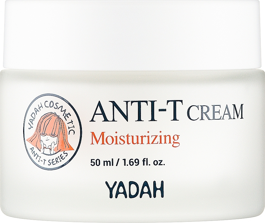 Зволожувальний крем для жирної і проблемної шкіри - Yadah Anti-T Moisturizing Cream