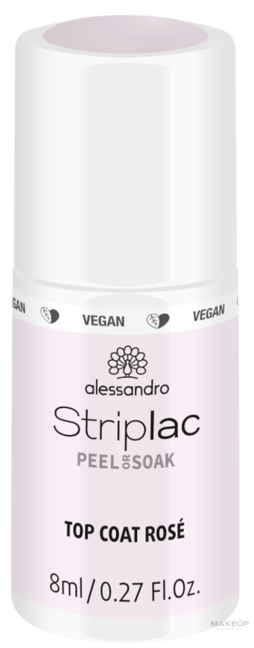 Топ для гель-лака - Alessandro International Striplac Peel Or Soak Top Coat — фото Rose