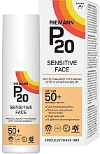 Духи, Парфюмерия, косметика Солнцезащитный крем для лица - Rieman P20 Sensitive Face SPF 50+