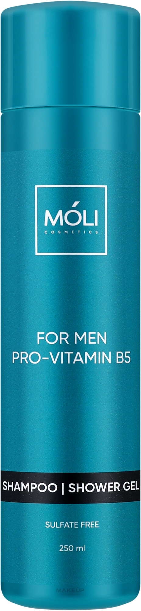 Шампунь-гель с провитамином В5 для мужчин - Moli — фото 250ml