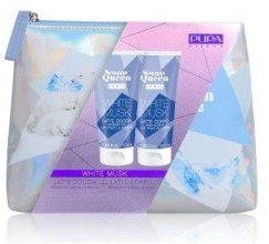 Духи, Парфюмерия, косметика Набор - Pupa Snow Queen White Musk (sh/milk/100ml + b/milk/100ml)