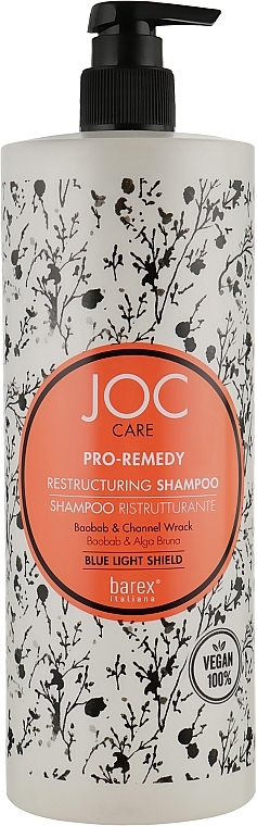 Шампунь реструктурувальний для пошкодженого волосся - Barex Italiana Joc Care Shampoo — фото N2