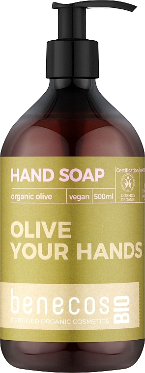 Мыло для рук - Benecos Hand Soap Organic Olive Oil — фото N1