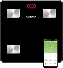 Діагностичні ваги VO4001, чорні - Concept Body Composition Smart Scale — фото N3
