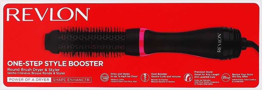 Щітка-фен для волосся - Revlon One-Step Style Booster Round Brush — фото N2
