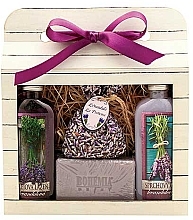 Духи, Парфюмерия, косметика Набор - Bohemia Gifts Natur Lavender (sh/gel/100ml + soap/100g + bath/foam/100ml + aroma/bag)