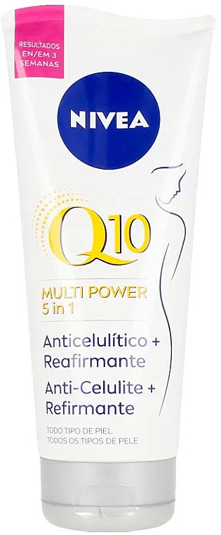 Антицеллюлитный крем-гель - NIVEA Q10 Multi Power 5 In 1 Anti Cellulite Firming Gel Cream — фото N1