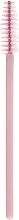Парфумерія, косметика Набір одноразових щіточок для вій і брів, 25 шт., світло-рожевий - Miss Claire