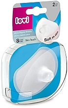 Силиконовые накладки на сосок "Skin Touch", 2 шт., размер S - Lovi — фото N1