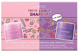 Парфумерія, косметика Набір - Laneige Try it, Love it, Share it Set (lip/mask/2x8g)