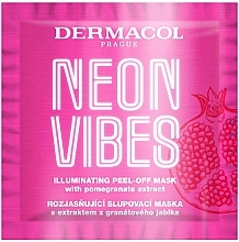 Духи, Парфюмерия, косметика Осветляющая маска-пилинг - Dermacol Neon Vibes Illuminating Peel-Off Mask