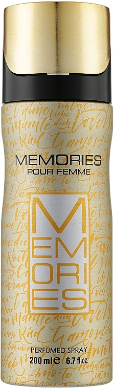 Fragrance World Memories pour Femme - Дезодорант-спрей