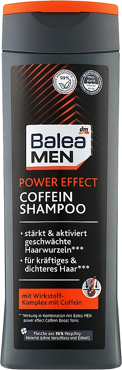 Чоловічий шампунь для волосся - Balea Men Power Effect Coffein Shampoo