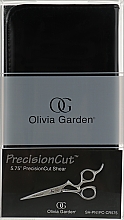 Парфумерія, косметика Ножиці для стрижки волосся, чорний лакований чохол - Olivia Garden PrecisionCut 5.75