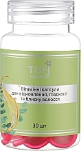 Вітамінні капсули для відновлення, гладкості та блиску волосся - Tufi Profi Premium — фото N1