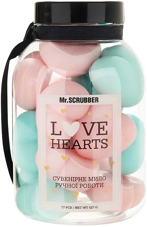 Парфумоване мило ручної роботи "Love Hearts" - Mr.Scrubber Hand Made Soap