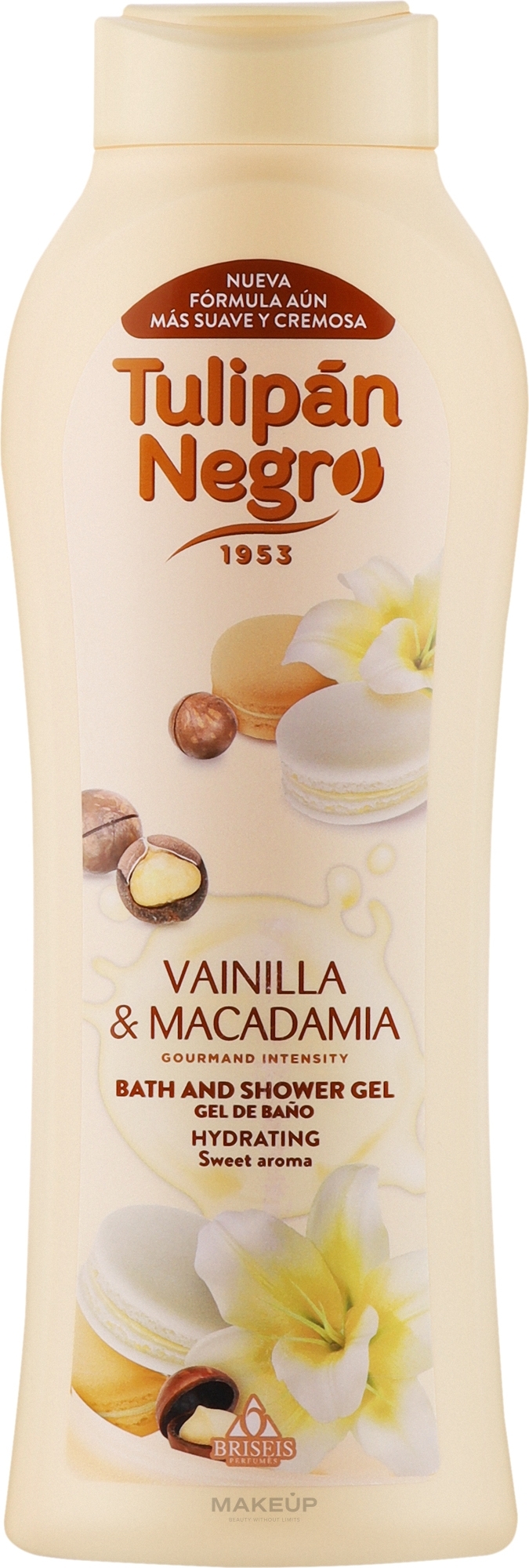Гель для душу "Ваніль і макадамія" - Tulipan Negro Vanilla & Macadamia Shower Gel — фото 650ml
