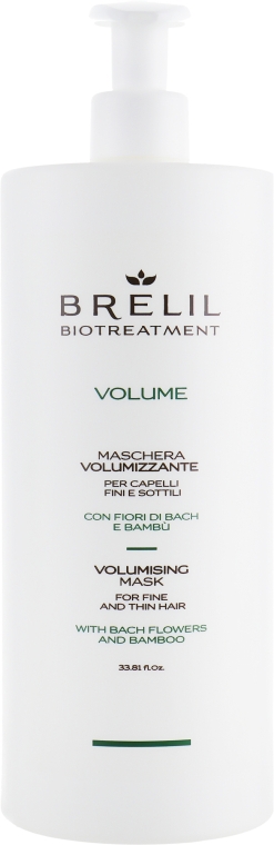 Маска для придания объёма - Brelil Bio Treatment Volume Hair Mask — фото N3