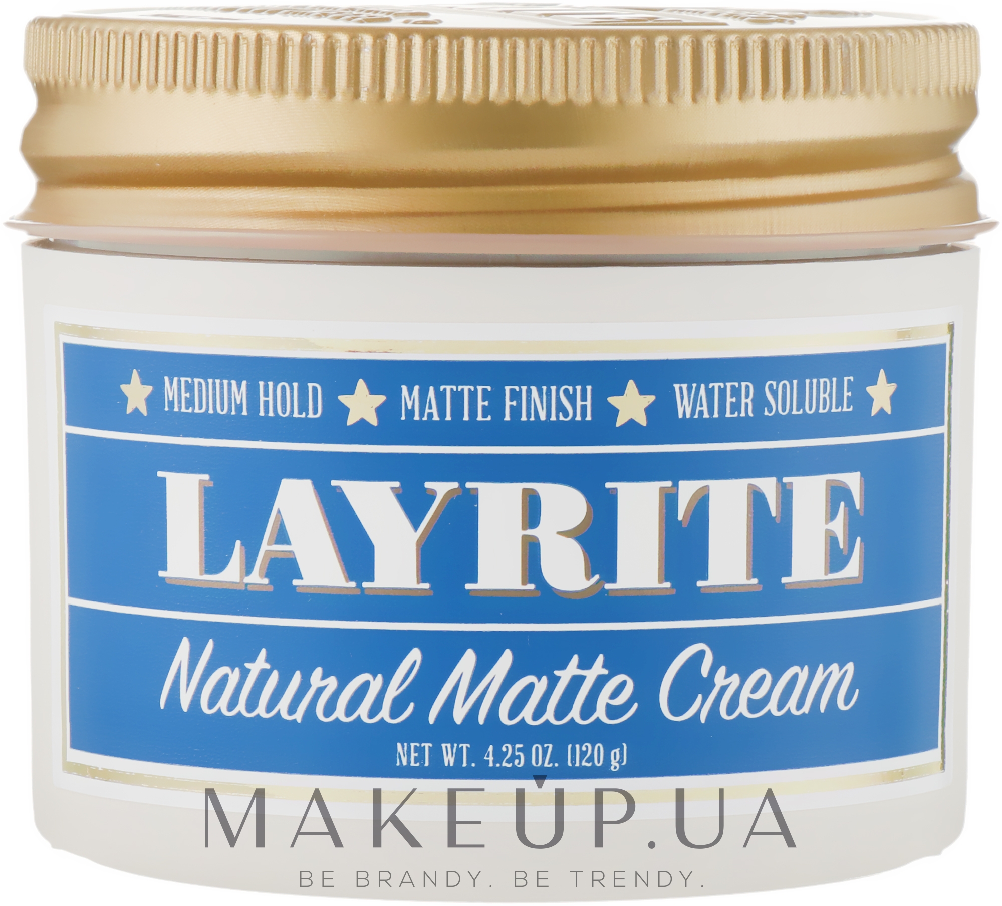 Матовая помада для укладки волос - Layrite Natural Matte Cream — фото 120g