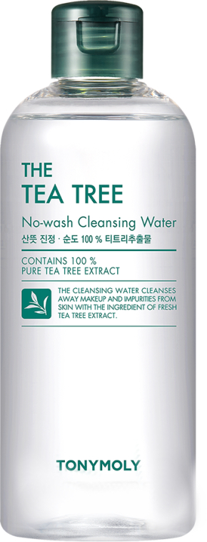 Очищающая вода для лица - Tony Moly The Chok Chok Tea Tree No-Wash Cleansing Water 