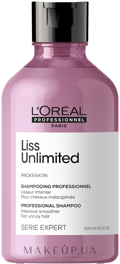 Шампунь для сухих и непослушных волос с кератином - L'Oreal Professionnel Serie Expert Liss Unlimited Prokeratin Shampoo — фото 300ml NEW