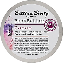 Духи, Парфюмерия, косметика Масло для тела - Bettina Barty Cacao Body Butter