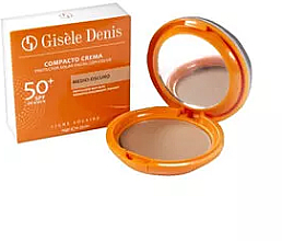 Парфумерія, косметика Рідкий крем для обличчя - Gisele Denis Compact Facial Sunscreen Cream Spf50 + Medium-Dark Tone