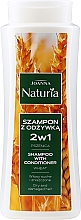 Шампунь-кондиціонер з пшеницею для сухого і фарбованого волосся - Joanna Naturia Shampoo With Conditioner With Wheat — фото N3