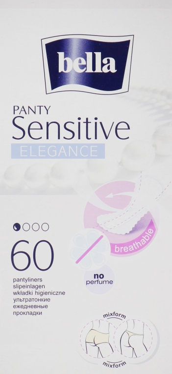 Прокладки Panty Sensitive Elegance, 60шт - Bella