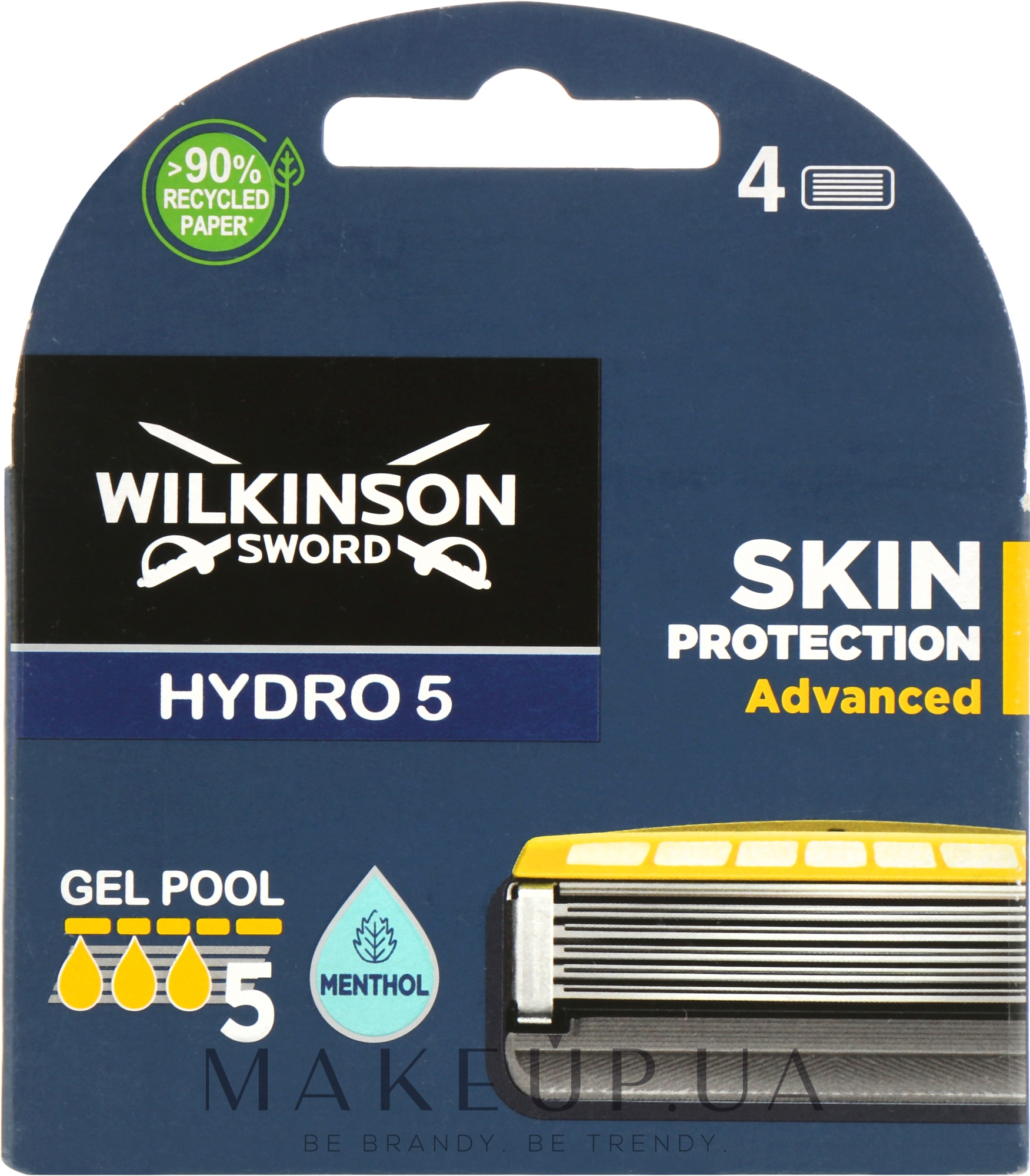 Набор сменных лезвий "Hydro 5", 4 шт. - Wilkinson Sword Hydro 5 Skin Protection Advanced — фото 4шт