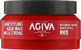 Парфумерія, косметика Віск для укладання волосся - Agiva Styling Hair Aqua Wax Mega Strong Red 05