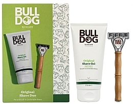 Набор - Bulldog Skincare Original Shave Duo Set (shv/gel/175ml + razor) — фото N1