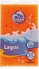 Духи, Парфюмерия, косметика Губка массажная для купания "Lagos" оранжевая - Ocean