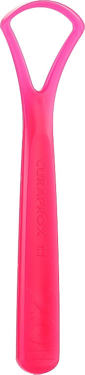 Скребок для языка с одним лезвием, розовый - Curaprox
