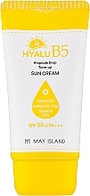 Парфумерія, косметика Тонізуючий сонцезахисний крем - May Island Hyalu B5 Ampoule Drop Tone Up Sun Cream