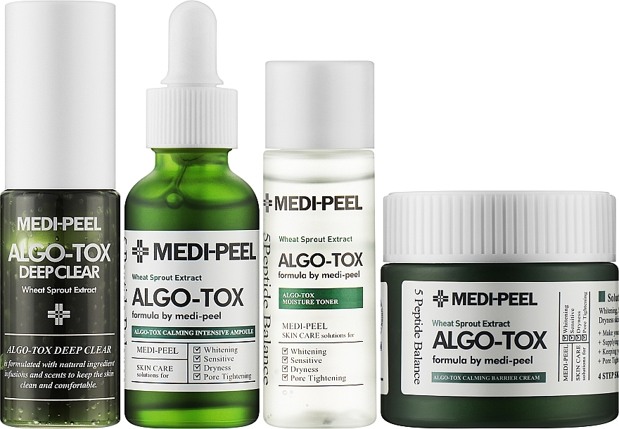 Набор, 4 продукта - MEDIPEEL Algo-Tox Multi Care Kit — фото N2
