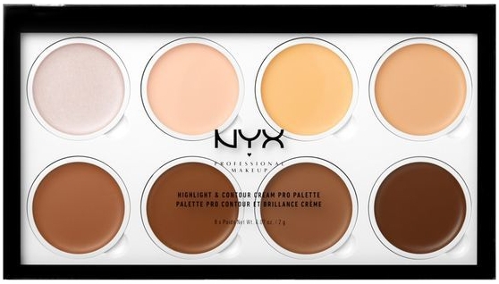 Кремовая палетка для контурирования лица - NYX Professional Makeup Highlight & Contour Cream Pro Palette