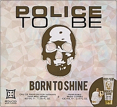 Духи, Парфюмерия, косметика Police To Be Born To Shine Woman - Набор (edp/40ml + b/lot/100ml)