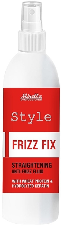 Выпрямляющий флюид для волос с антифризом - Mirella Style Frizz Fix Straightening Ani-Frizz Fluid — фото N1