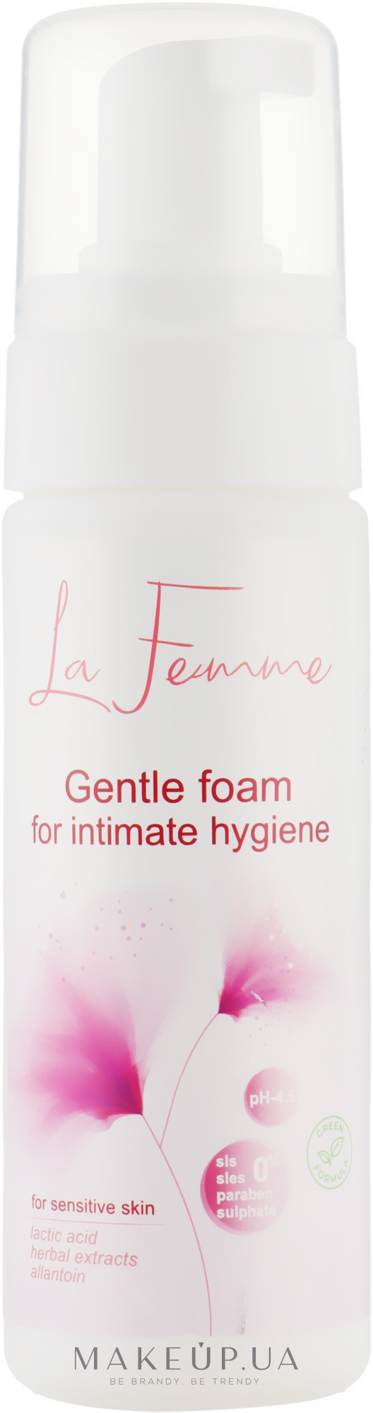 Нежная пенка для интимной гигиены - J'erelia LaFemme Gentle Foam For Intimate Hygiene — фото 150ml