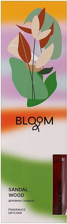 Aroma Bloom Reed Diffuser Sandal Wood - Аромадиффузор — фото N2