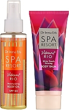 Подарочный набор с миниатюрами - Dr Irena Eris Spa Resort Vibrant Rio Sun & Shine (oil/100ml + balm/75ml) — фото N2