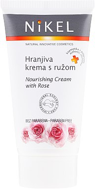 Живильний крем для обличчя з трояндою - Nikel Nourishing Cream with Rose — фото N2