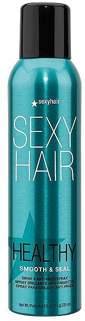 Спрей для придания блеска и разглаживания волос - SexyHair HealthySexyHair Smooth & Seal Shine & Anti-Frizz Spray — фото N1