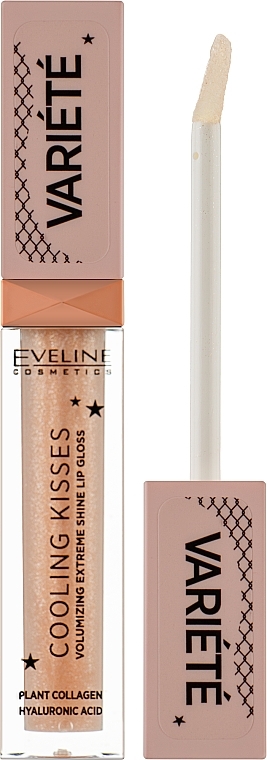Блиск для губ з охолоджувальним ефектом - Eveline Cosmetics Variete Cooling Kisses — фото N1