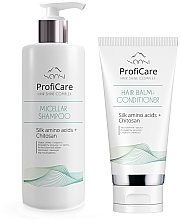 Духи, Парфюмерия, косметика Набор "Hair Shine Complex" - Sansi ProfiCare (shm/400ml + cond/200ml)