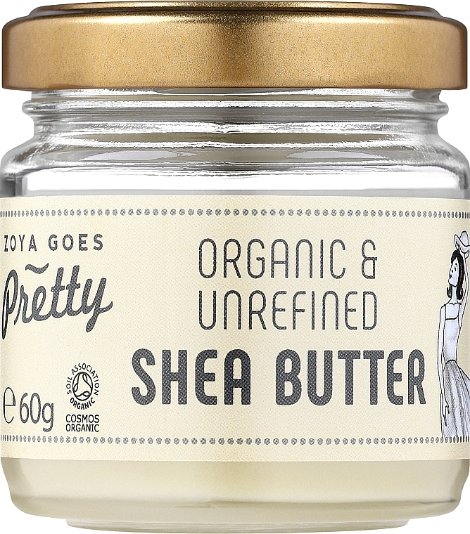 Органическое нерафинированное масло ши - Zoya Goes Pretty Organic Unrefined Shea Butter — фото N1