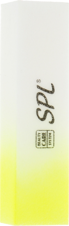 Блок многофункциональный для ногтей SB-305, 120, желто-белый - SPL — фото N1