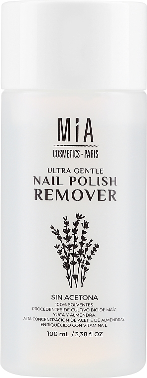 Жидкость для снятия лака - Mia Cosmetics Paris Ultra Gentle Nail Polish Remover — фото N1